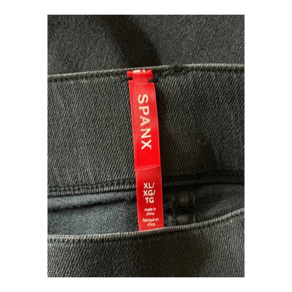 Spanx 20355R Ankle Straight Leg Denim Jeans faded black size X-Large XL - Picture 5 of 7